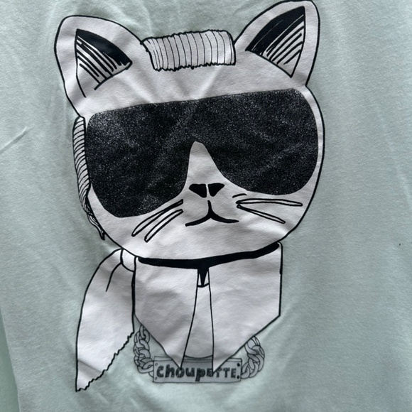 Karl Lagerfeld T-shirt with choupette size Medium - Picture 5 of 7